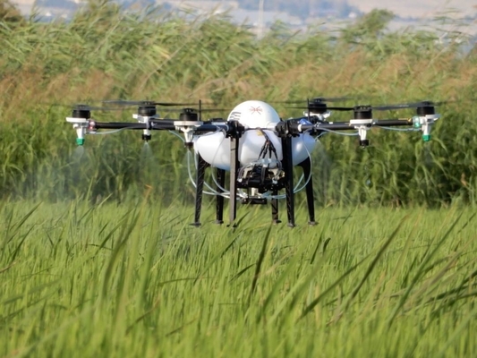 Populaire et élégant Lipo Batterie Agriculture Cartographie Hélicoptère Gyroplane Drone Charge utile 10kg