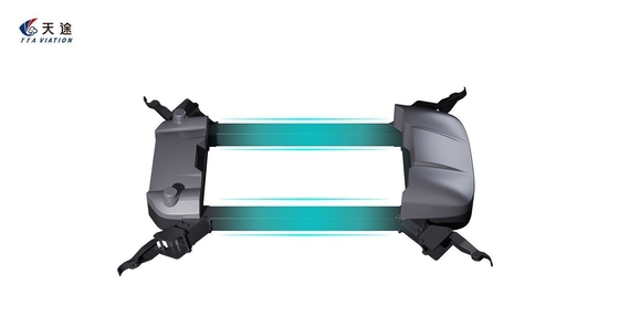 Machine de pulvérisation agricole Drone avec forme de pulvérisation sectorielle et service après-vente