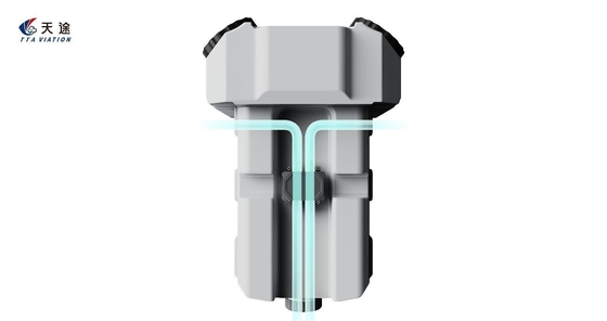 Drone pulvérisateur agricole Knapsack avec une vitesse de pulvérisation de 6 à 8 m/s et un volume de charge utile de 500 ml