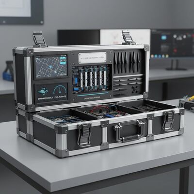 Boîte à outils de formation des drones de conception modulaire avec positionnement précis RTK et résistance au vent de niveau 7 pour le débogage des drones