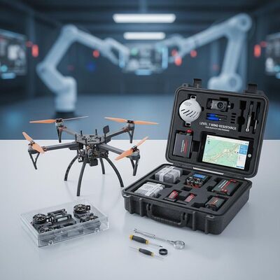 Kit de technicien de drones de positionnement RTK de haute précision avec résistance au vent de niveau 7 et conception modulaire pour la formation des drones