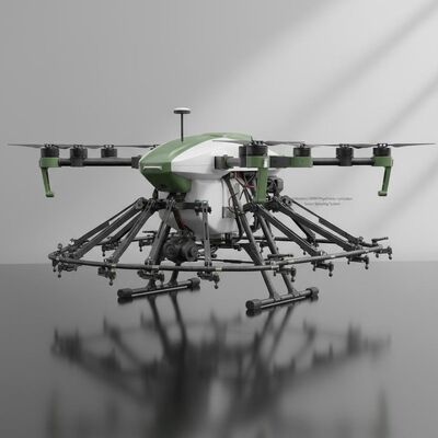 Drone agricole à haute précision 12000 W durée de vol avec forme de pulvérisation de secteur