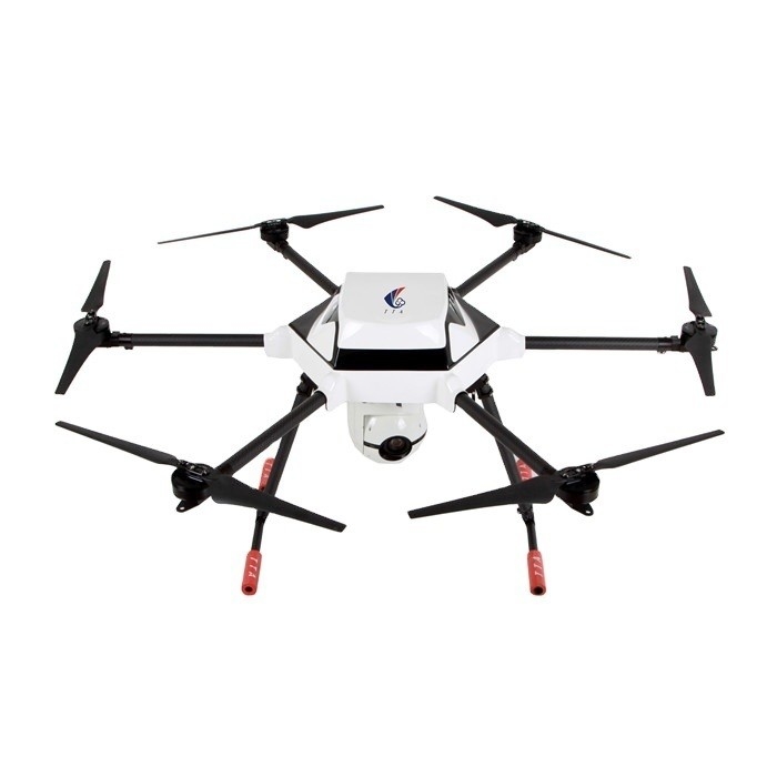 Tta 16 kg Charge utile facile à utiliser UAV Agriculture Pulvérisateur de cultures Drone Support technique en ligne