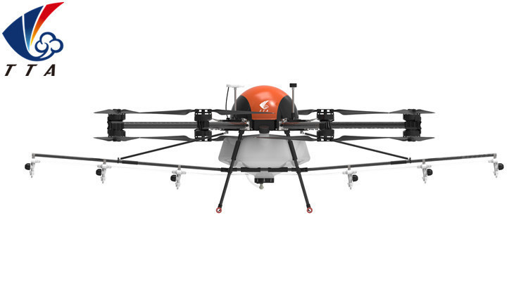 Personnalisation Pulvérisateurs à rotors multiples Drone charge utile de 10 kg pour la protection des plantes Uav