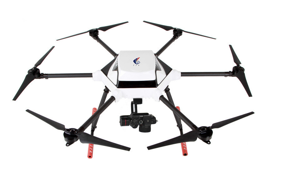 Étiquette autoadhésive M6FA Agriculture Drone Sprayer Uav pour la pulvérisation et le soin des cultures