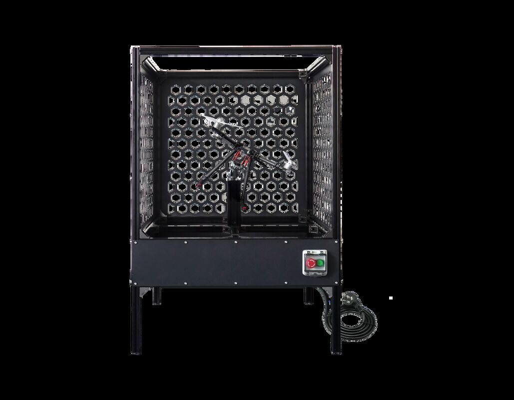 Équipement de débogage de drones avec capacité de débogage PID et de débogage par mouvement verrouillable sur trois axes pour une plateforme de test de drones de 800 × 800 × 1200 mm